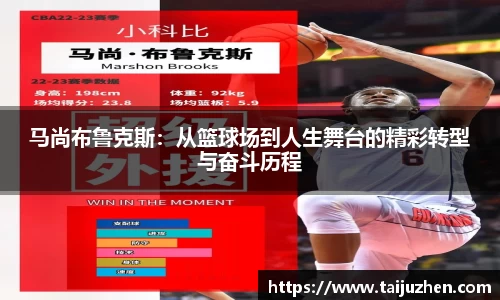 马尚布鲁克斯：从篮球场到人生舞台的精彩转型与奋斗历程